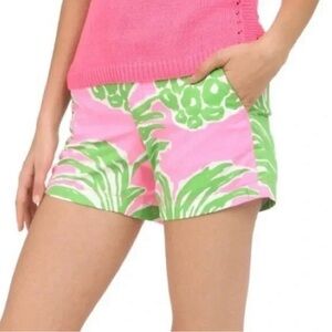 NWOT Lilly Pulitzer Callahan Pineapple Short in Pink Pout Flamenco Inseam 5”